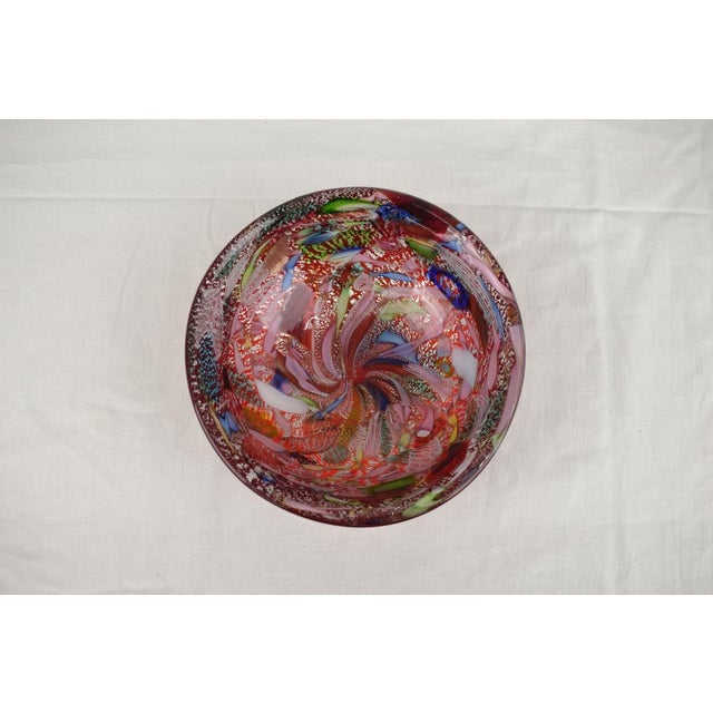 Tutti Frutti Murano Glass Bowl, 1970 For Sale - Image 13 of 16