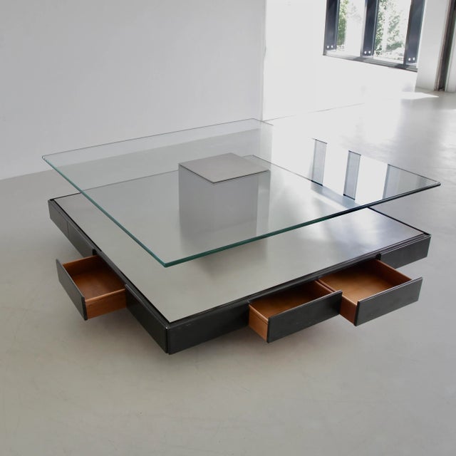 Mid-Century Modern Large Coffee Table by Marco Fantoni for Tecno, 1971 For Sale - Image 3 of 8