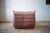 1970s Pink Pearl Velvet Togo Lounge Chair by Michel Ducaroy for Ligne Roset, 1970 For Sale - Image 5 of 7