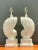 Sculpture Materials Vintage Plaster Shell Form Table Lamps - Pair For Sale - Image 7 of 12