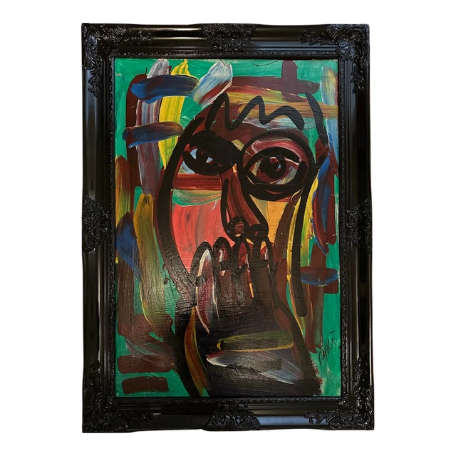 Peter Keil Original Painting, Unframed - Junge Wilde Collection For Sale