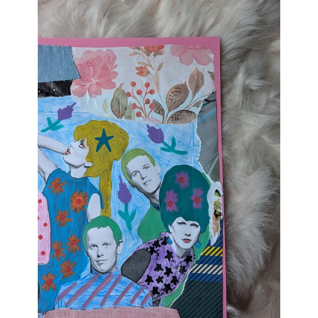 B-52's Mixed Media Collage For Sale - Image 4 of 7