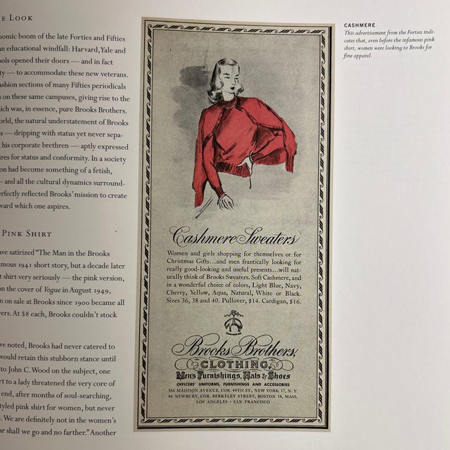 2000 - 2009 Brooks Brothers “Generations of Style” Sealed Coffee Table Book (Tartan Hardcover, 200 Years of American Fashion & Culture) For Sale - Image 5 of 12