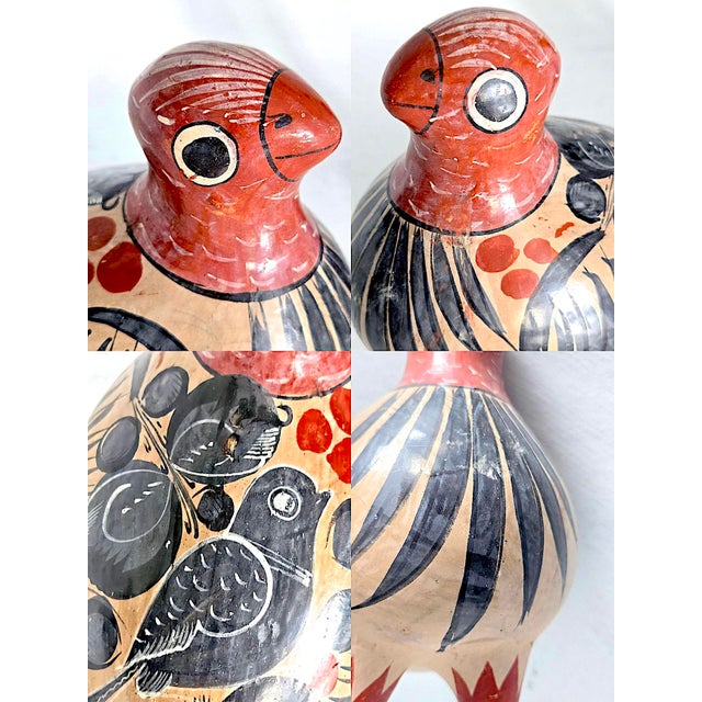 Mid 20th Century Tonalá Mexico Quail Figurine For Sale - Image 11 of 13