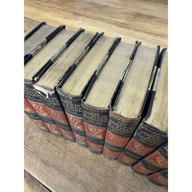 Antique Hardcover Books-Set of 11 the Works of H Rider Haggard For Sale - Image 12 of 12