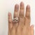 Beautiful carved rose quartz and 0.10 ct. white diamond rounds. Handmade in 14k yellow gold. Ring size 10.25. Metal: Rose...