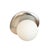 Glass Organic Murano Glass Wall Light with Opaline Diffuser, Italy, 1970s For Sale - Image 7 of 10