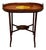 Antique English Wood Tray Top Serving Table For Sale