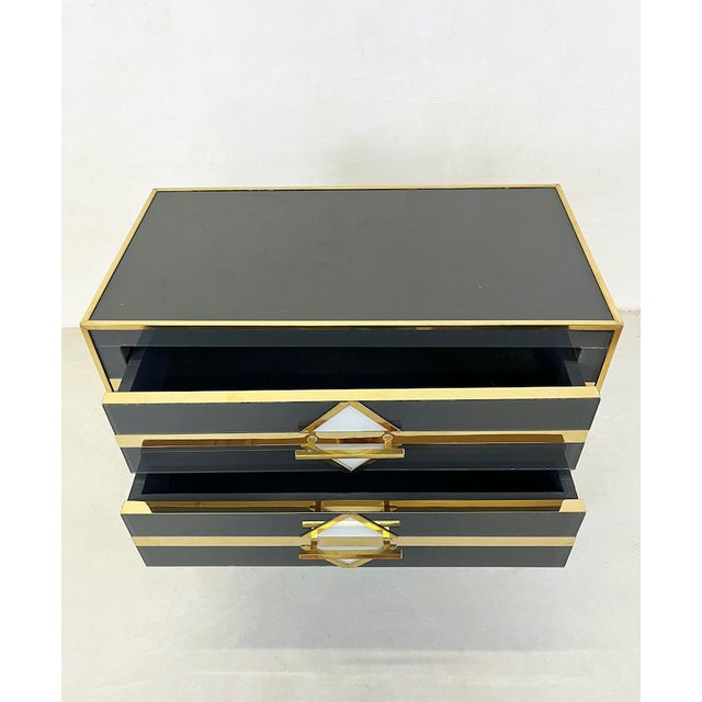 Vintage Dark Grey Nightstand, 1970 For Sale - Image 5 of 7