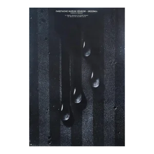 2000s Original Exhibition Polish Poster, Panstwowe Muzeum Oswiecim - Brzezinka