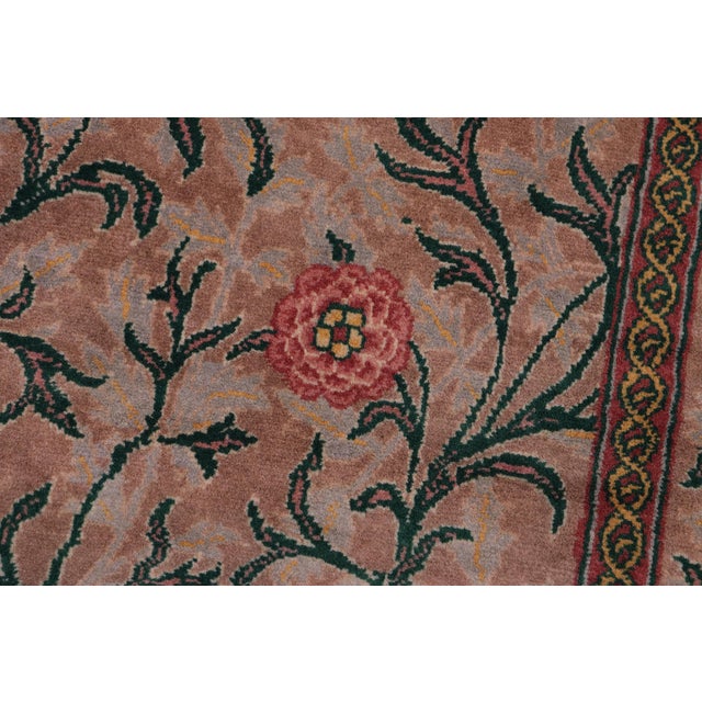 Designed with mesmerizing intricacy and gorgeous color palette, this hand-knotted masterpiece demonstrates the beauty and...