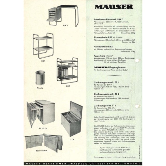 Mauser Werke Waldeck Steel Tube Shelf, 1950s For Sale - Image 11 of 12