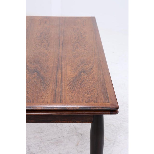 Mid-Century Rosewood Extendable Dining Table, 1960s For Sale - Image 9 of 15