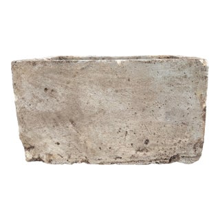 Antique Limestone Trough 51626h 26"l For Sale