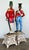 Mid 20th Century Vintage Italian Porcelain Sounders on Plinths - Set of 2 For Sale - Image 5 of 12