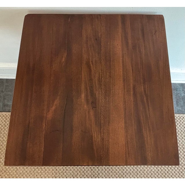 Antique Barley Twist Side Table With Brass and Glass Ball Feet For Sale - Image 9 of 11