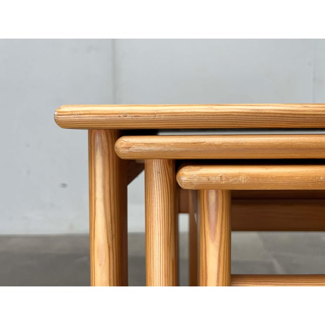 Mid-Century Modern Coffee Table by Ilmari Lappalainen for Asko, 1960s, Set of 3 For Sale - Image 12 of 18