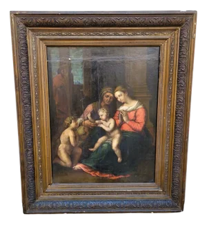 Italian School, Madonna of Divine Love, Oil on Panel, 17th-18th Century
