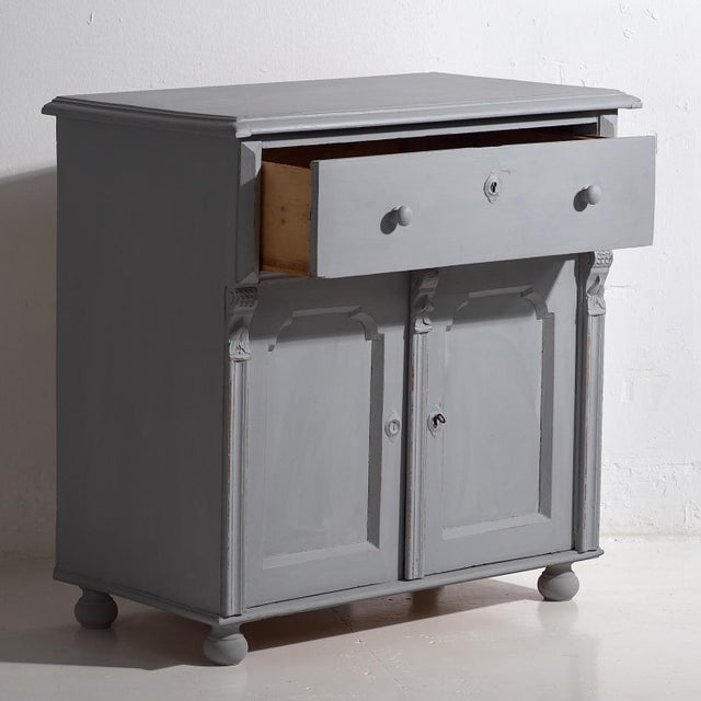 Antique Two-Door Living Room Chest of Drawers, 1920s For Sale - Image 14 of 18
