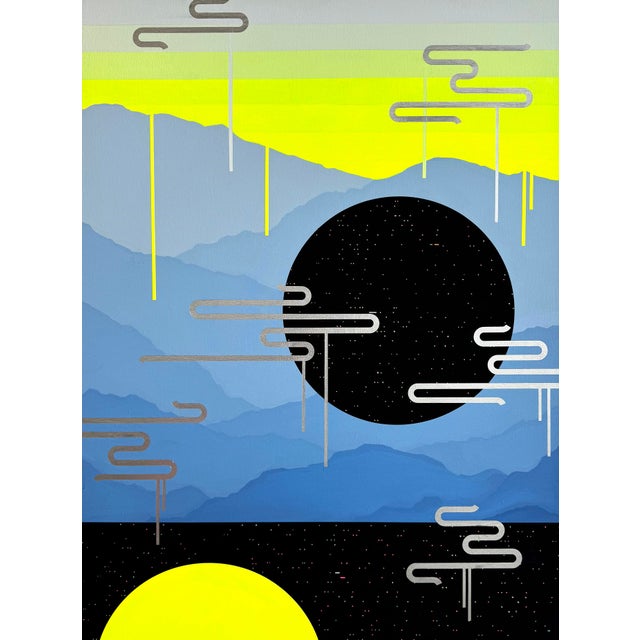 Vide Acrylic Painting on Canvas by Bret Hansen For Sale