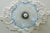 French Art Deco Blue and White Opalescent Ruffled Glass Ceiling Light, 1930s For Sale - Image 10 of 18