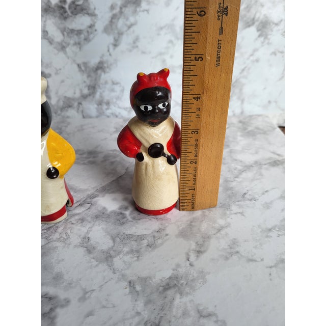 1940s Chef and Cook Salt & Pepper Shakers For Sale - Image 9 of 11