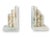 Italian Marble Stacked Book Form Bookends, Pair For Sale - Image 3 of 6