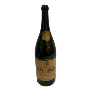 Large Magnum Vintage Piper-Heidsieck Champagne Bottle