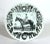 Black Piero Fornasetti Porcelain Race Horse Plates, Set of Six For Sale - Image 8 of 9