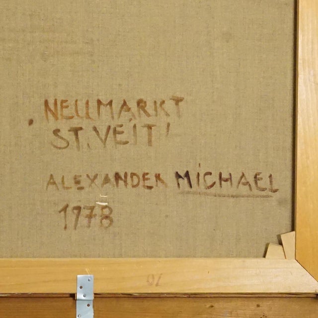 Alexander Michael Oil Painting – Neumarkt St. Veit, 1978 For Sale - Image 4 of 7