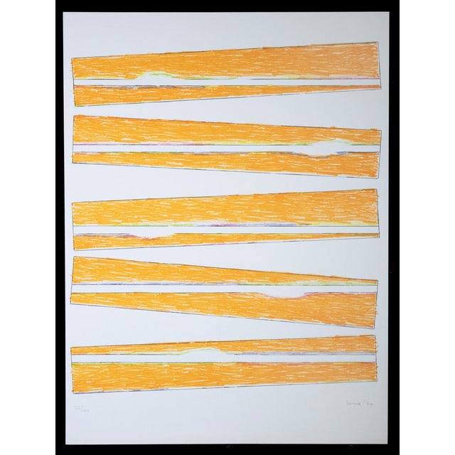 Limited edition of 150 prints, numbered and hand signed. Very good condition. This piece is attributed to the mentioned...