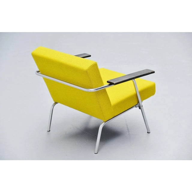 Metal Set of Sz02 Easy Chairs attributed to Martin Visser for T Spectrum, 1964 For Sale - Image 7 of 11