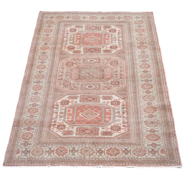 Vintage handknotted rug from Kayseri region of Turkey. Approximately 45-55 years old. In very good condition