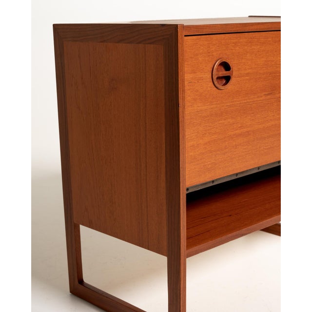 1960s Domino Record Cabinet by Arne Wahl Iversen, 1961 For Sale - Image 5 of 10