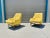 Mid-Century Modern Mid-Century Tufted Walnut Lounge Chairs Styled After Monteverdi Young- A Pair For Sale - Image 3 of 13