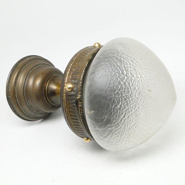 Brown 20th Century Pendant Lamp, Austro-Hungary, 1890s For Sale - Image 8 of 12