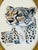 Hand-painted by master artists using acrylic paints and natural pigments, this striking cheetah portrait is created using...