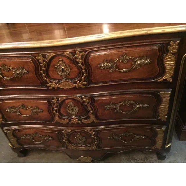 18th Century French Walnut Carved Commode For Sale - Image 10 of 12