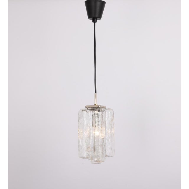 Murano Glass Granada Pendant Light by Kalmar, Austria, 1970s For Sale - Image 13 of 16