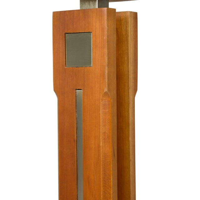 Frank Lloyd Wright / Taliesen American Mid-Century Wooden Standing Coat ...