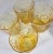 Lemon Crinkle Lowballs- Set of Four For Sale - Image 9 of 13