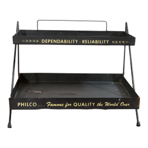 Vintage Mid Century Philco Display Stand