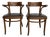 Vintage Mundus Steam Bentwood Captain's Dining Chairs - A Pair For Sale