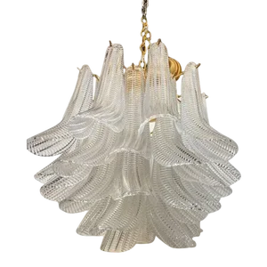 Italian Mazzega Style Murano Glass Chandelier by Simoeng