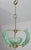 Art Deco 1950s Extra Rare Green Acquamarine Art Deco Barovier E Toso Chandelier For Sale - Image 3 of 16