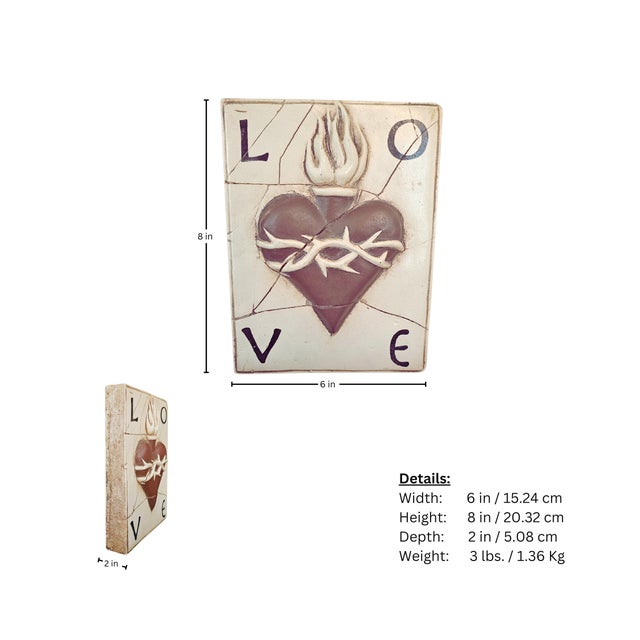 1990s Sid Dickens Memory Block T-19 Heart Love For Sale - Image 5 of 5