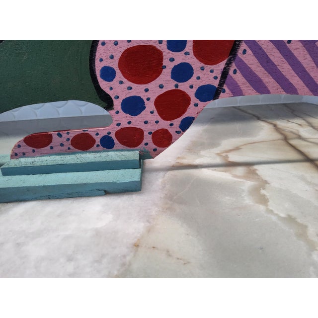 Folk Art Fantasy Frog Sculpture by Marvin Finn For Sale - Image 16 of 17