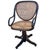 Traditional Antique Vienna Secession Bent Oak & Cane Swivel Desk Chair No 11 by Thonet For Sale - Image 3 of 8