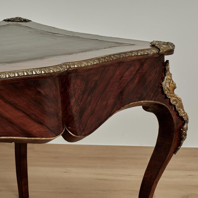 Antique French Louis XV Style Bureau Plat or Desk For Sale - Image 16 of 18