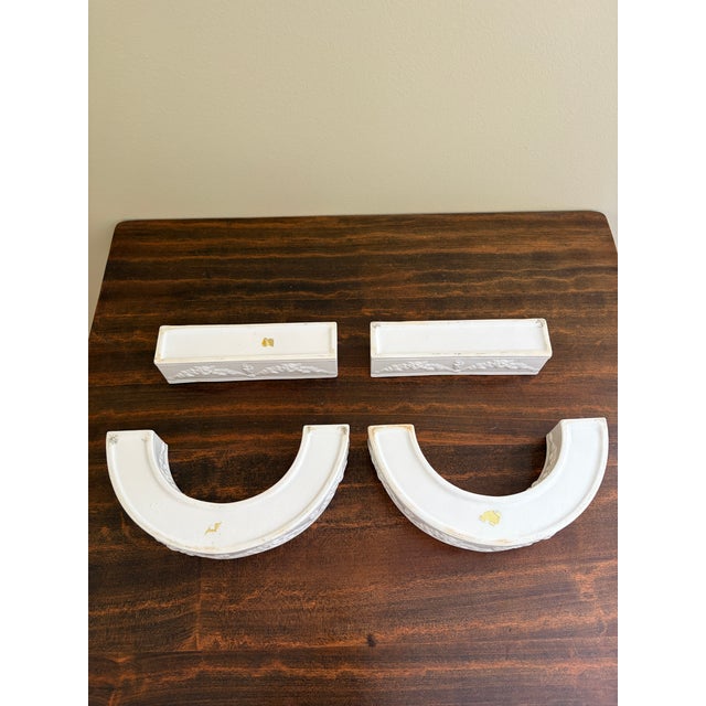 1960s Neoclassical White Porcelain Venetian Garden Centerpiece For Sale - Image 10 of 10